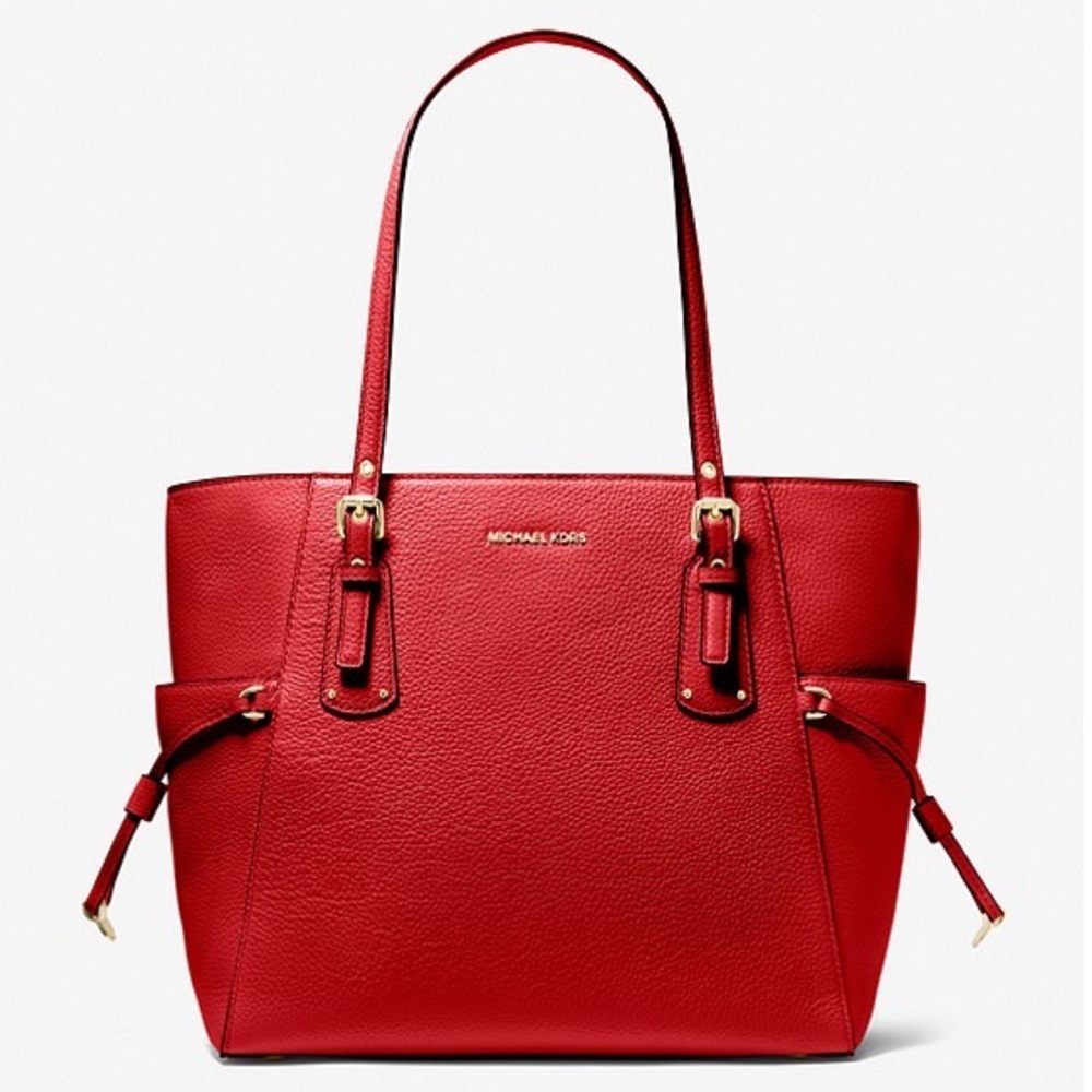 Michael Kors Voyager Saffiano Leather Tote Bag
Style# 30H1GV6T4T
NWT
Flame